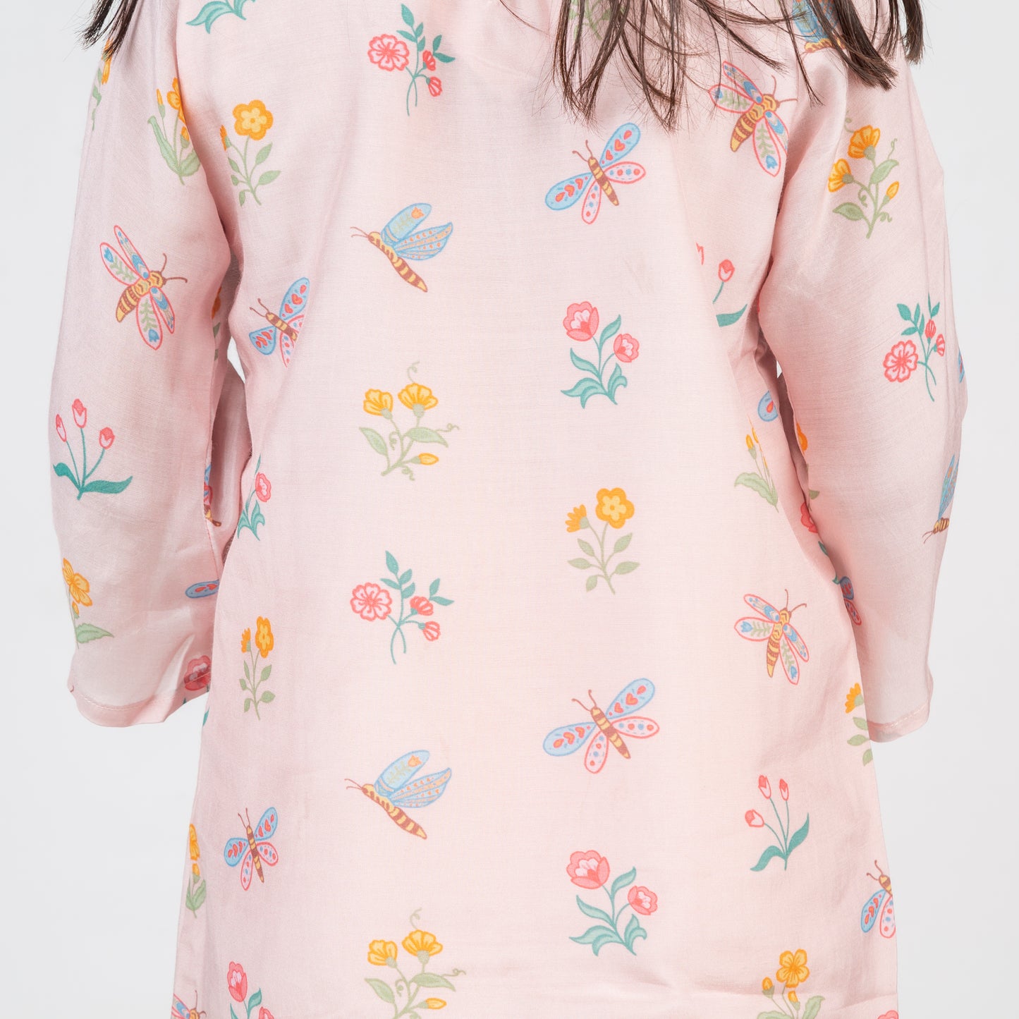 GIRLS FESTIVE PINTUCKS KURTA