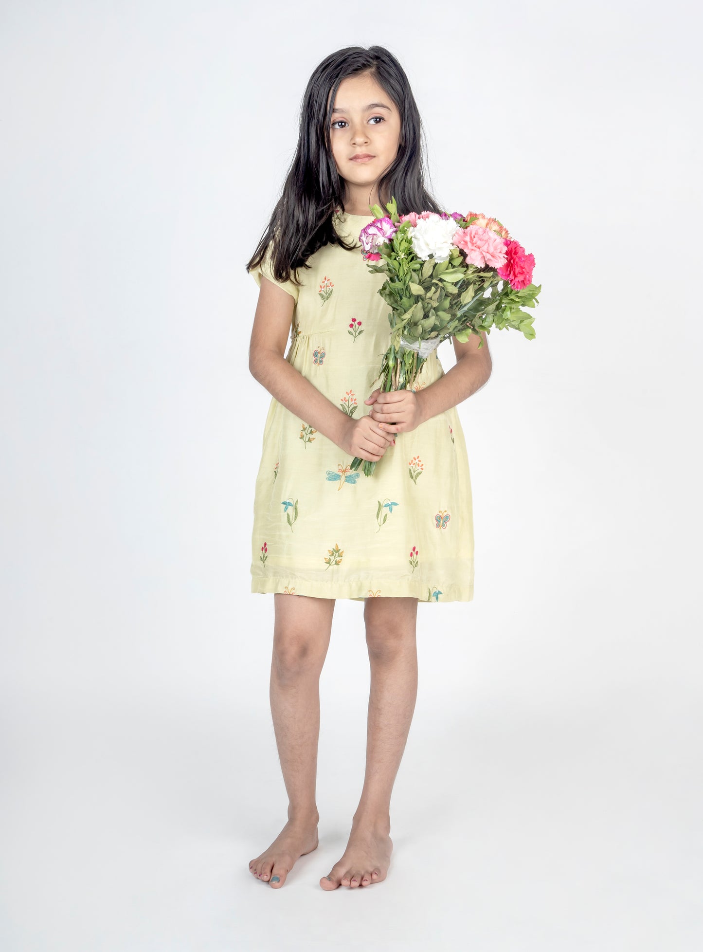 GIRLS SIDE TIE UP DRESS