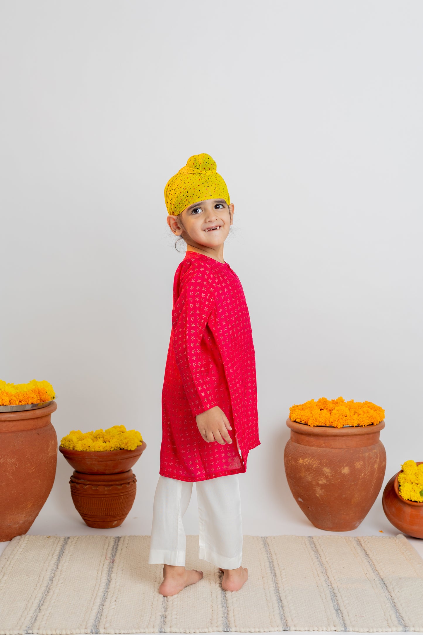 SHORT KURTA AND PANT SET