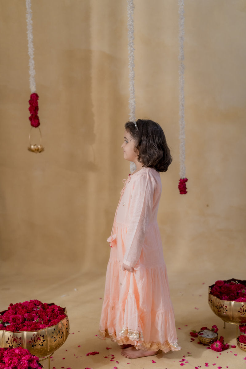 MEHER TIERED MALMAL DRESS SET