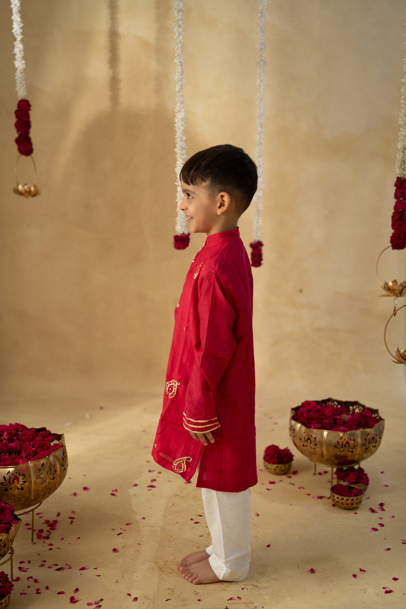 GULAB GOTA KURTA SET
