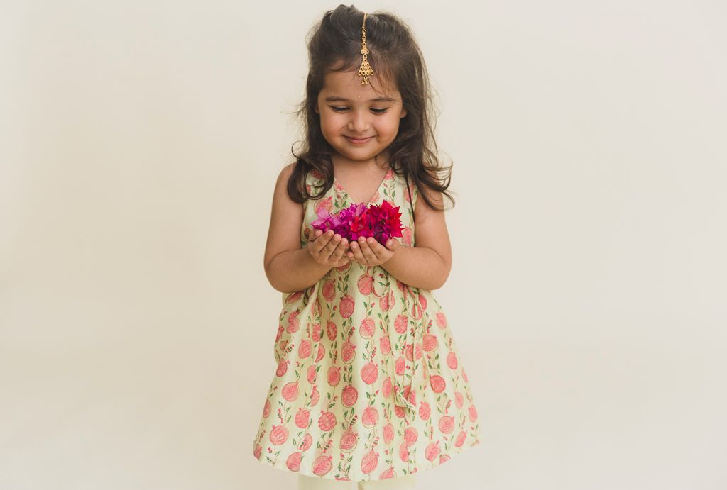 BLOCK PRINT KURTA SET - 2 PC