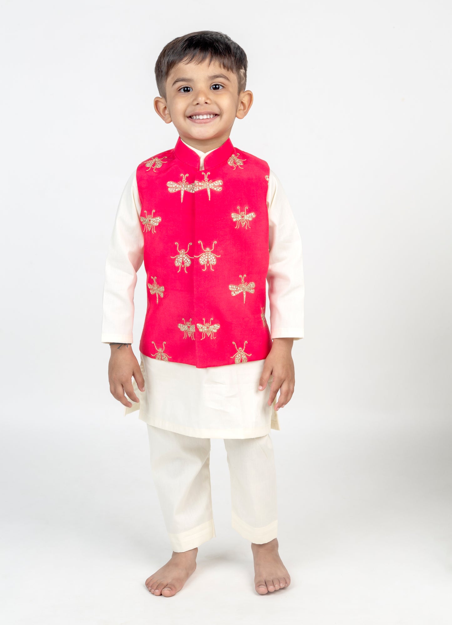 BOYS KURTA JACKET SET