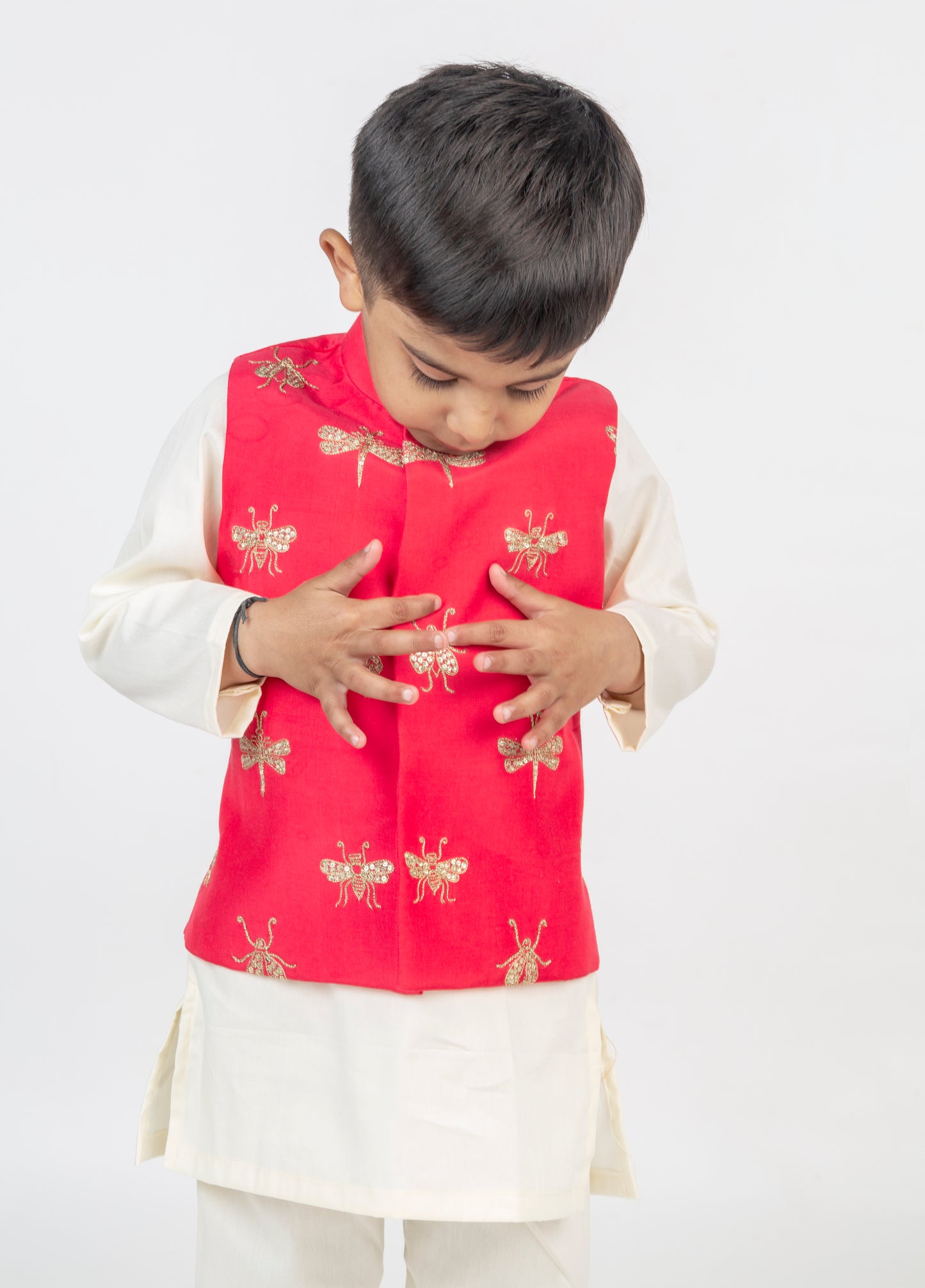BOYS KURTA JACKET SET