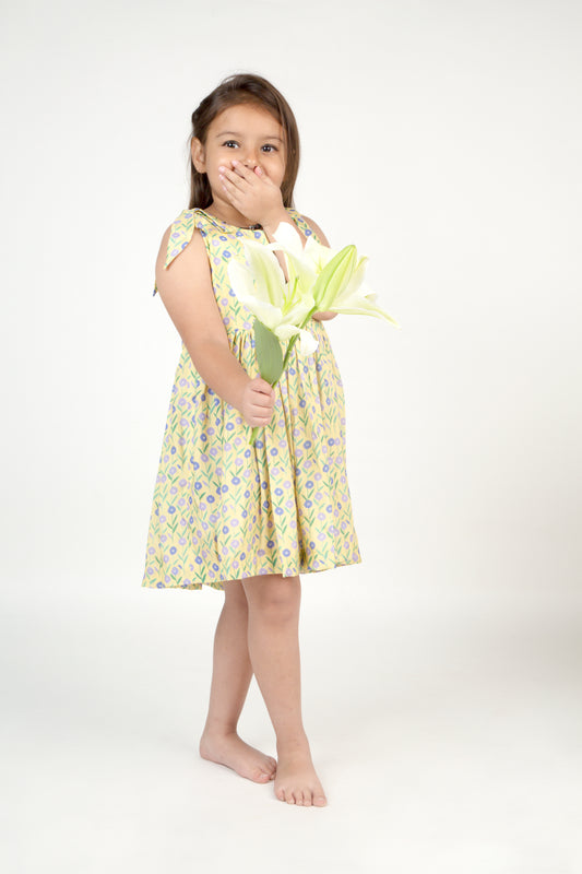 GATHERED DRESS