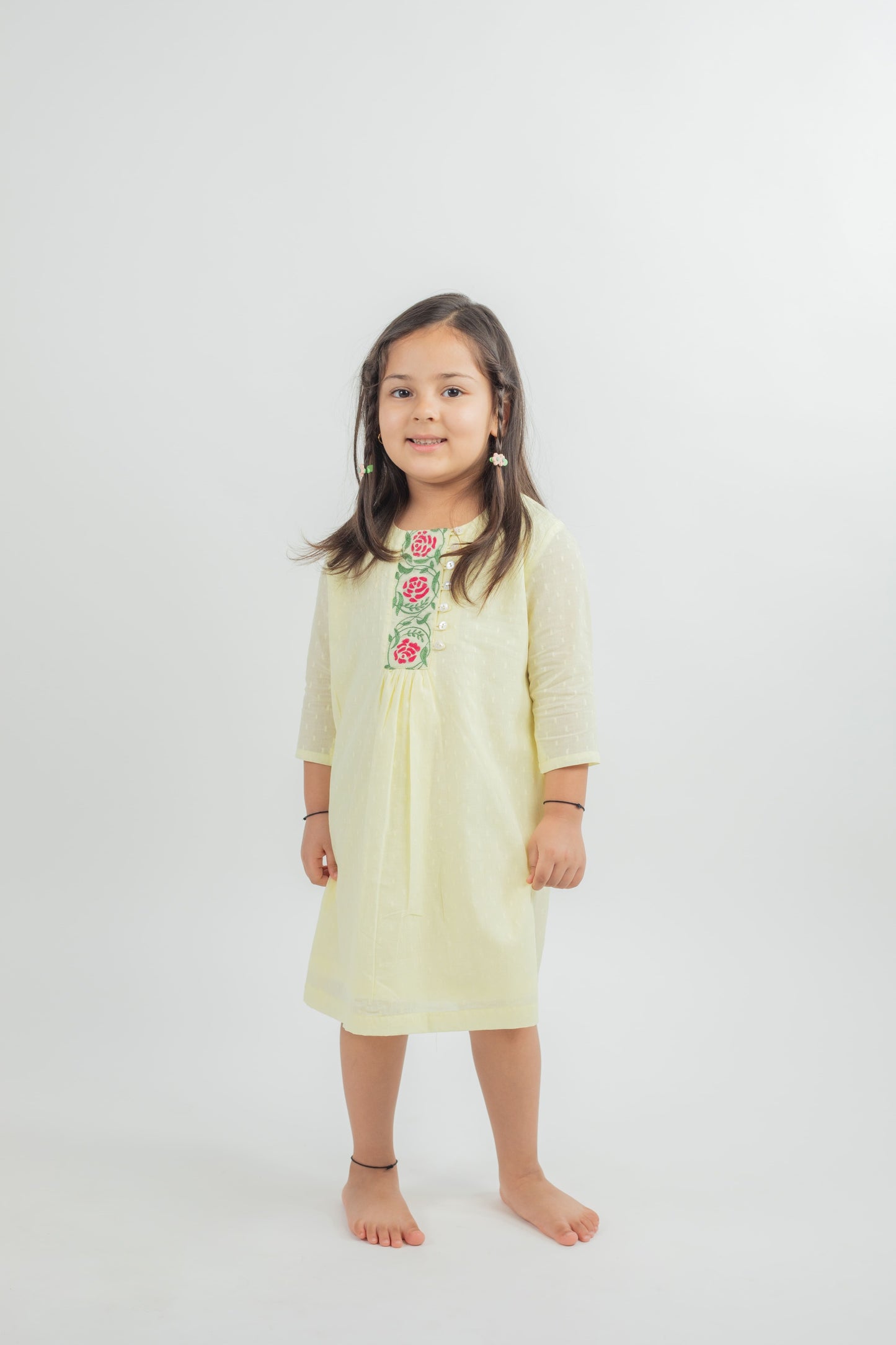 COTTON DOBBY DRESS