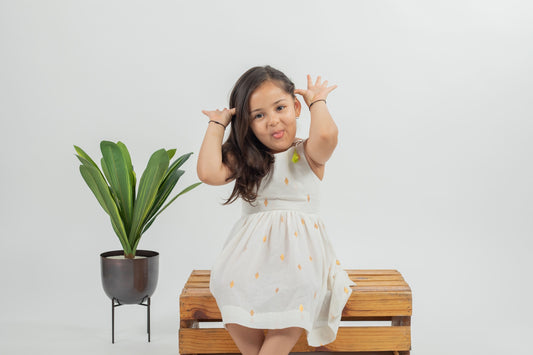 COTTON ZARI DRESS